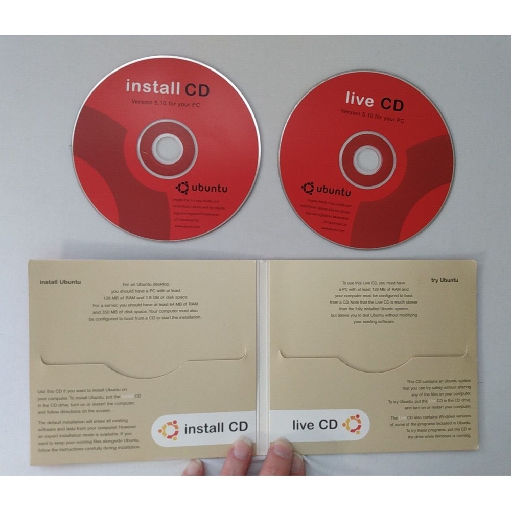 Ubuntu Linux 5.10 PC Version Software Intel X86 Based RARE - Picture 5 of 7